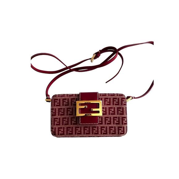Fendi Vintage zucchino red box crossbody bag - Picture 1 of 8